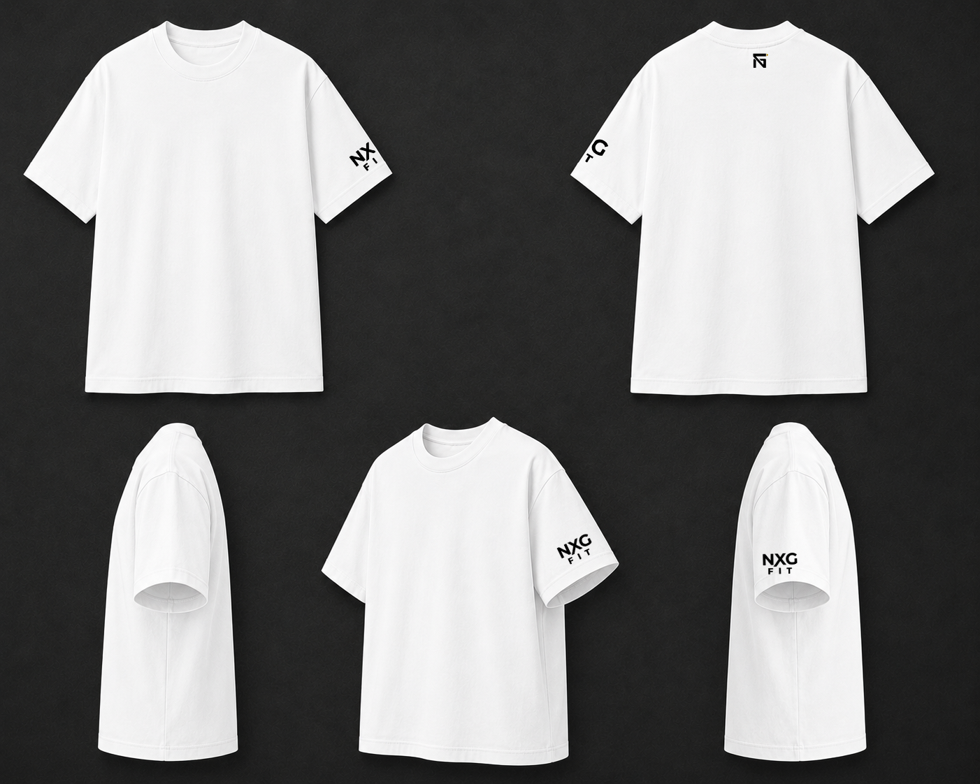 No Show | 240 GSM Premium French Terry in Optical White