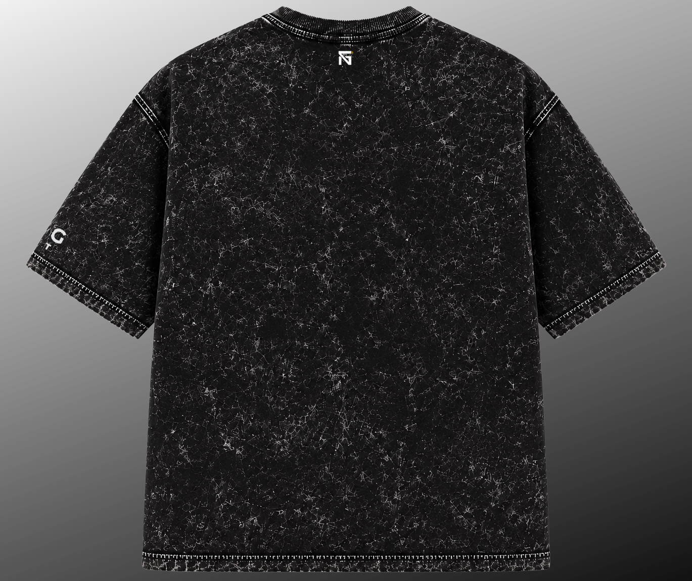The Carbon Fade | 220 GSM Premium Optic Wash all day comfort in Black