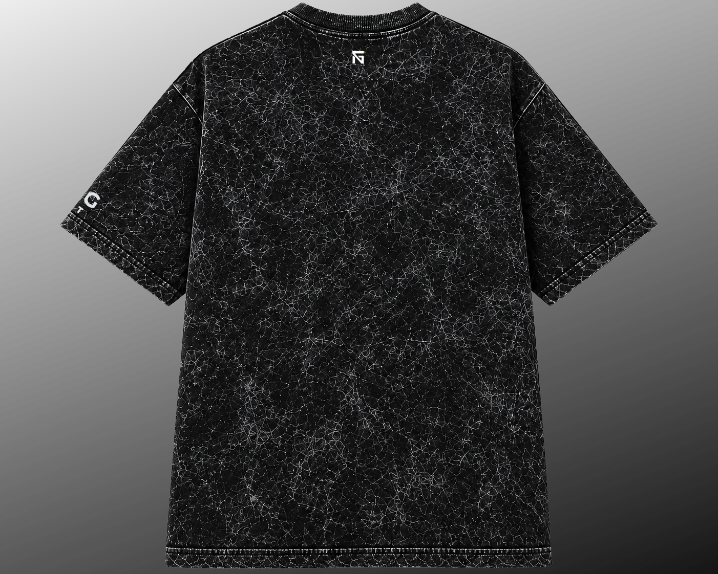 Evolution Raw | 240 GSM Acid Wash in Washed Black