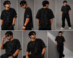 Evolution Raw | 240 GSM Acid Wash in Washed Black