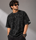 Evolution Raw | 240 GSM Acid Wash in Washed Black