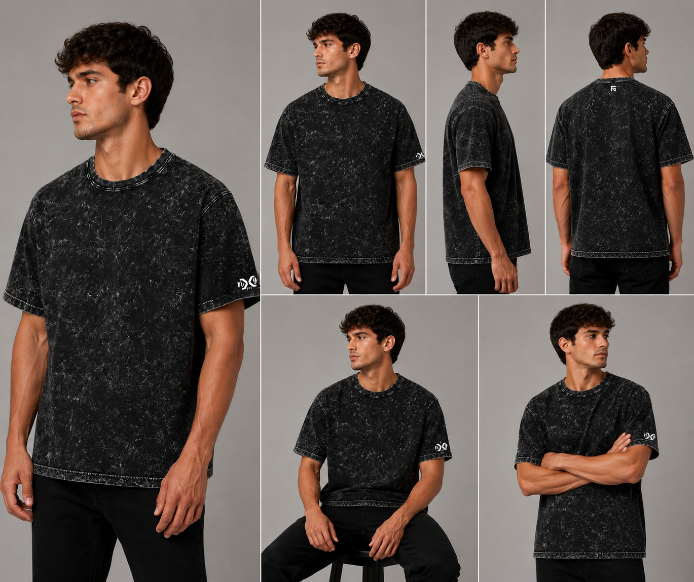 The Carbon Fade | 220 GSM Premium Optic Wash all day comfort in Black