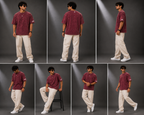 Optic Shift Maroon | 240 GSM Premium Optic Wash in Maroon