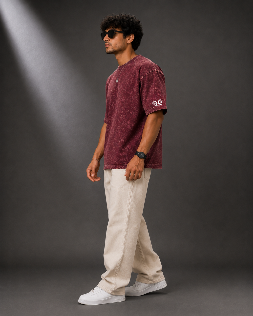 Optic Shift Maroon | 240 GSM Premium Optic Wash in Maroon
