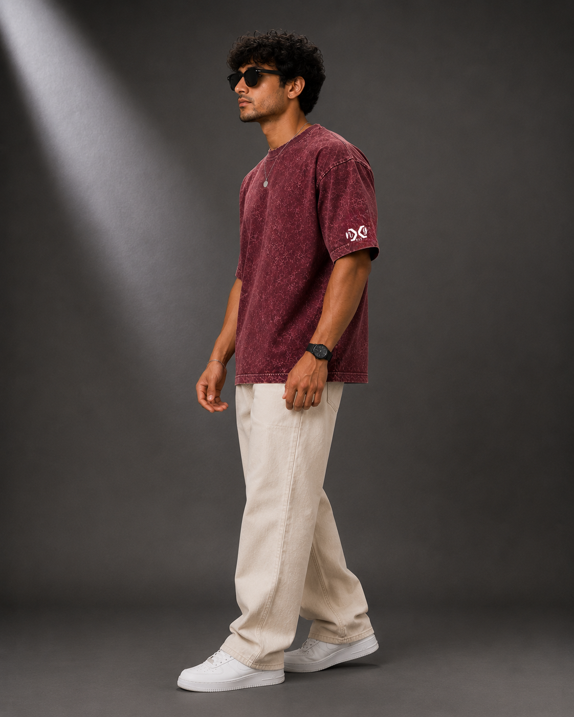 Optic Shift Maroon | 240 GSM Premium Optic Wash in Maroon