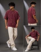 Optic Shift Maroon | 240 GSM Premium Optic Wash in Maroon
