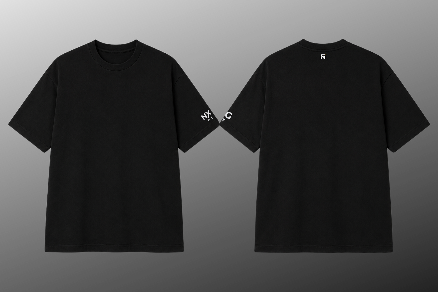 Signature Black | 240 GSM Premium French Terry in Deep Black