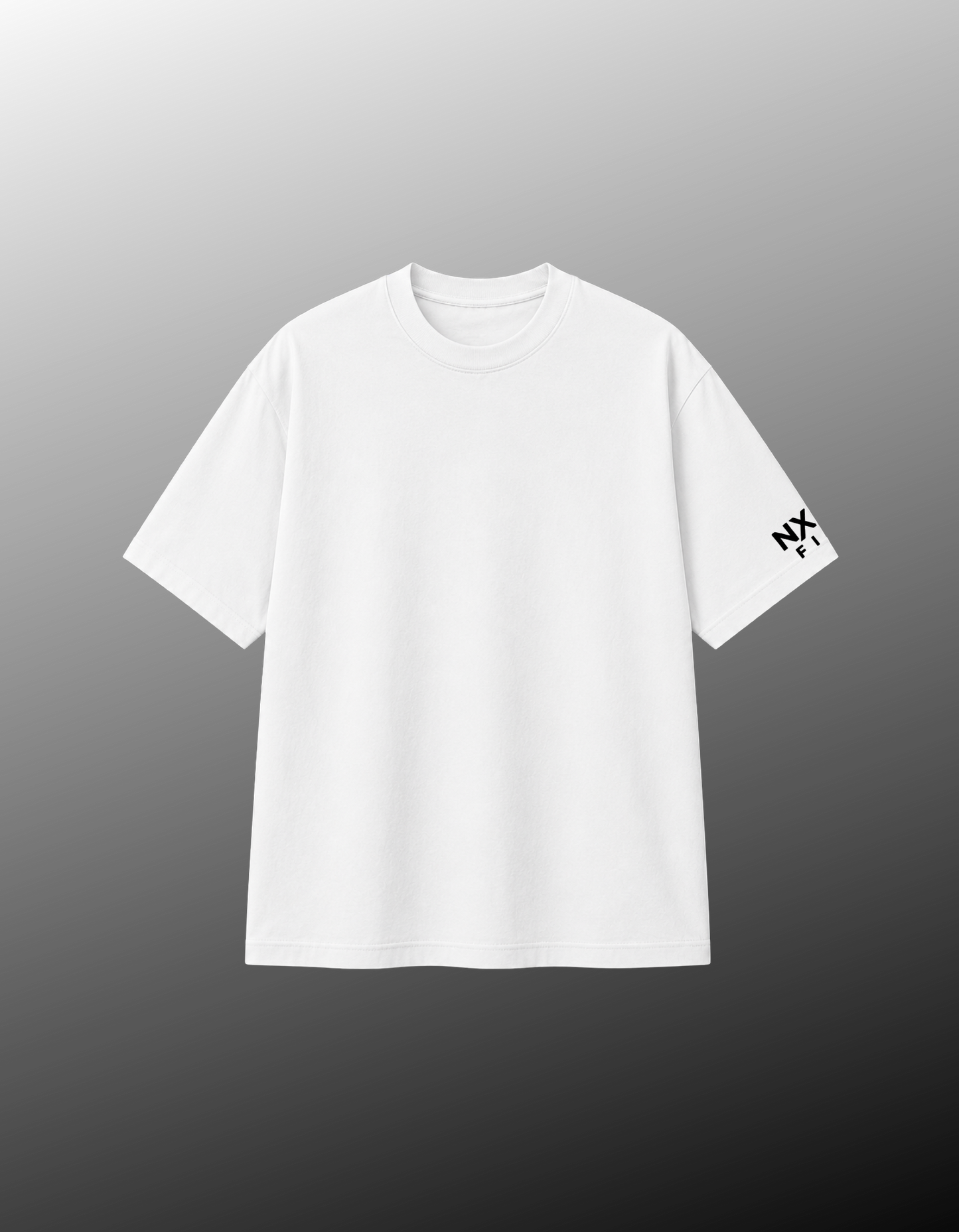 No Show | 240 GSM Premium French Terry in Optical White