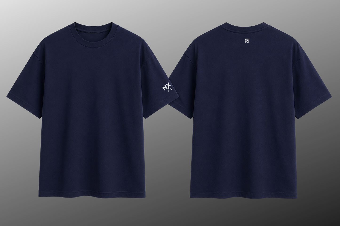 The Navy Essential | 220 GSM Premium Oversized in Deep Navy