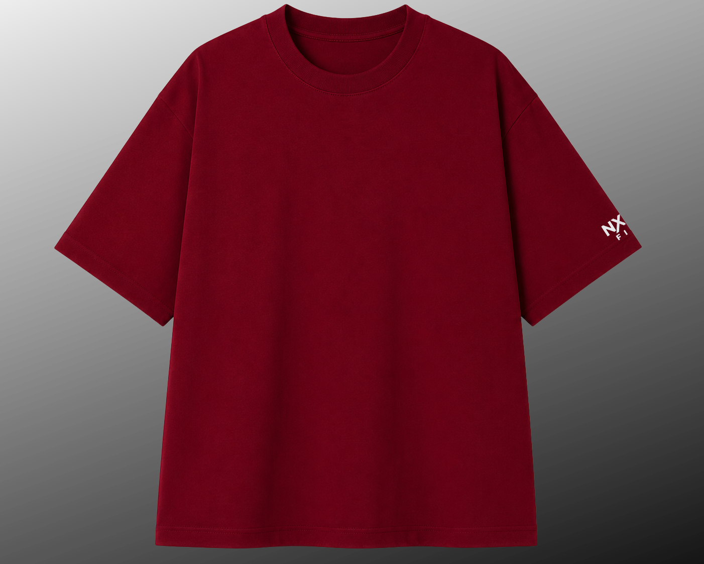 Signature Maroon | 220 GSM Premium Oversized in Maroon
