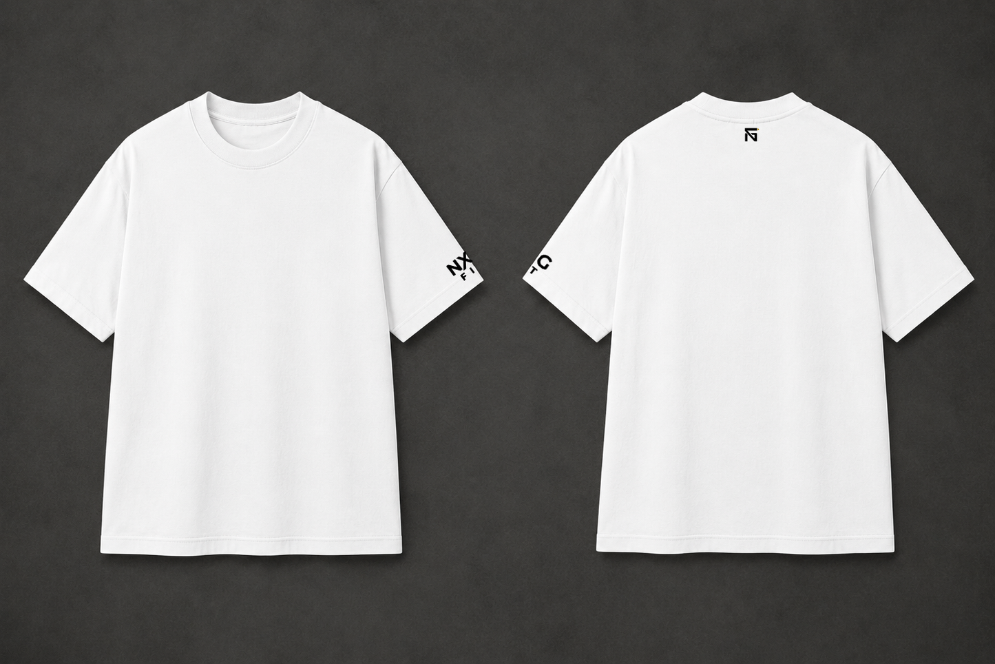 No Show | 240 GSM Premium French Terry in Optical White