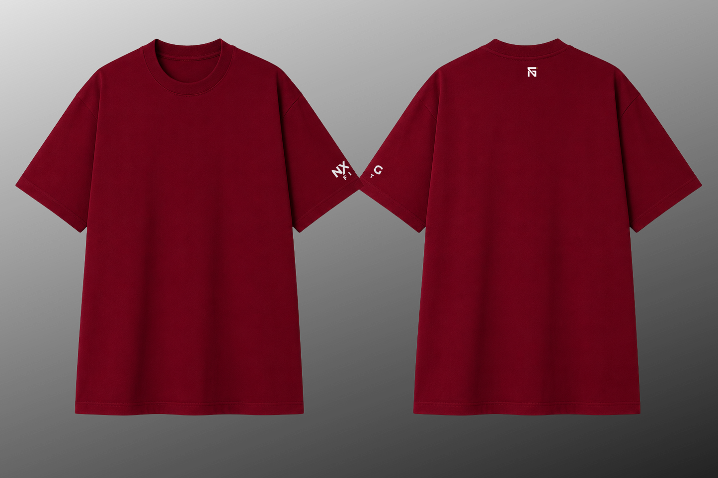Signature Maroon | 220 GSM Premium Oversized in Maroon