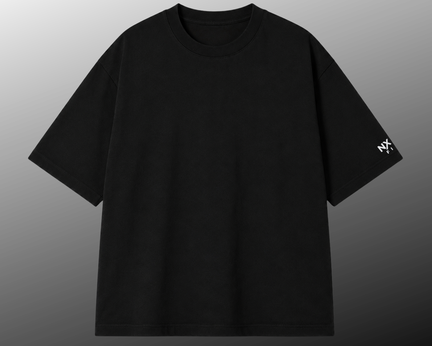 Signature Black | 240 GSM Premium French Terry in Deep Black