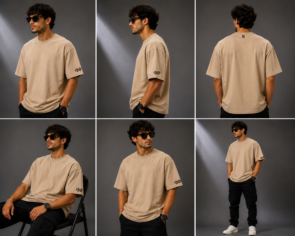Nomad Smooth | 220 GSM Premium Cotton in Neutral Beige