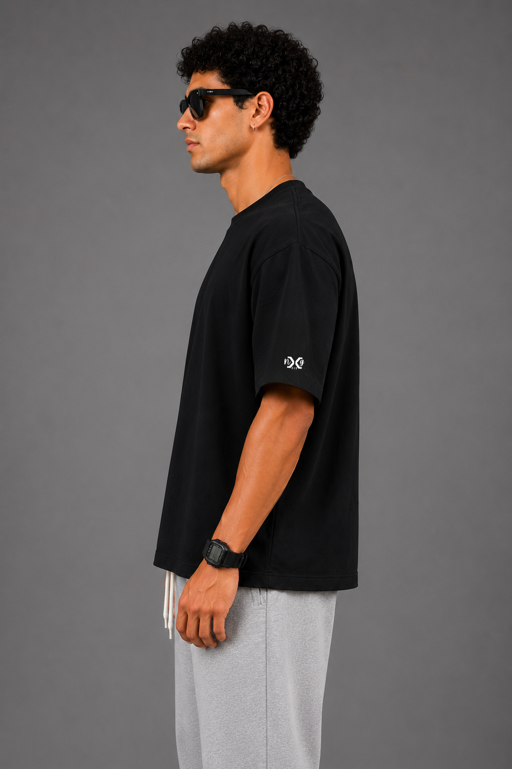 Prime Dark | 220 GSM Premium Oversized in Deep Black