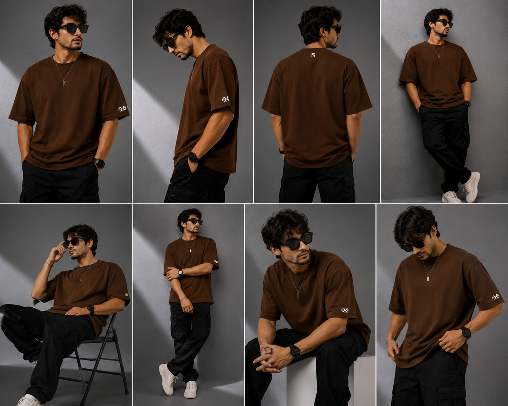 Prime Tone | 220 GSM Premium Oversized in Earthy Brown