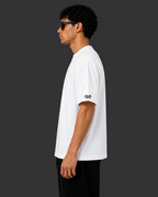 No Show | 240 GSM Premium French Terry in Optical White