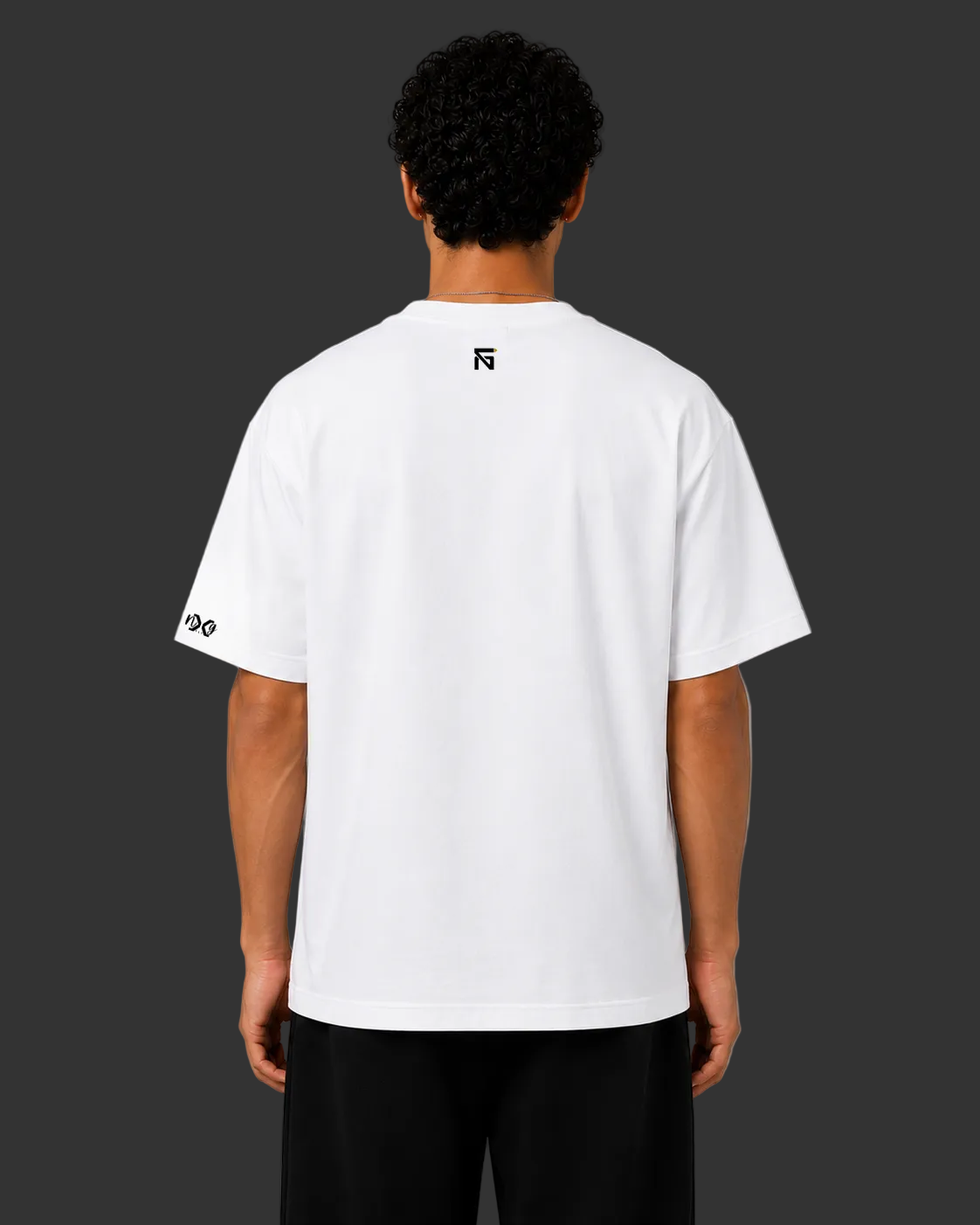 No Show | 240 GSM Premium French Terry in Optical White